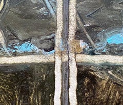 Ronan Barrot - Huile -L'orage de la fenêtre de notre livre