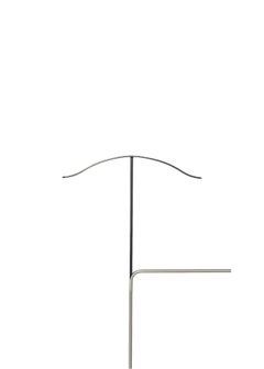 Ronan Bouroullec, Baton Clothes Hanger, Steel, Silver/Black, Spain, Minimalist