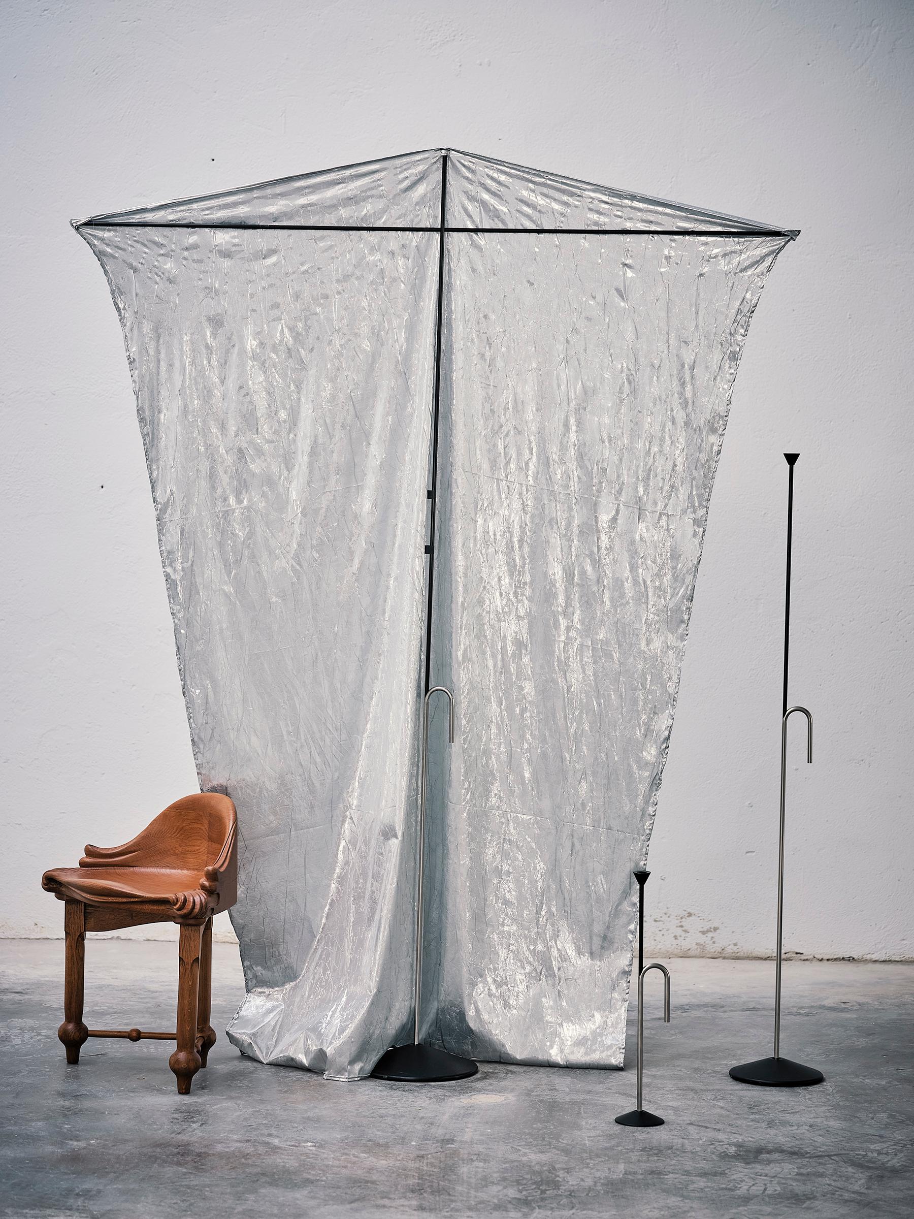 Spagnolo Ronan Bouroullec Paravant cromato per Bd Barcelona in vendita