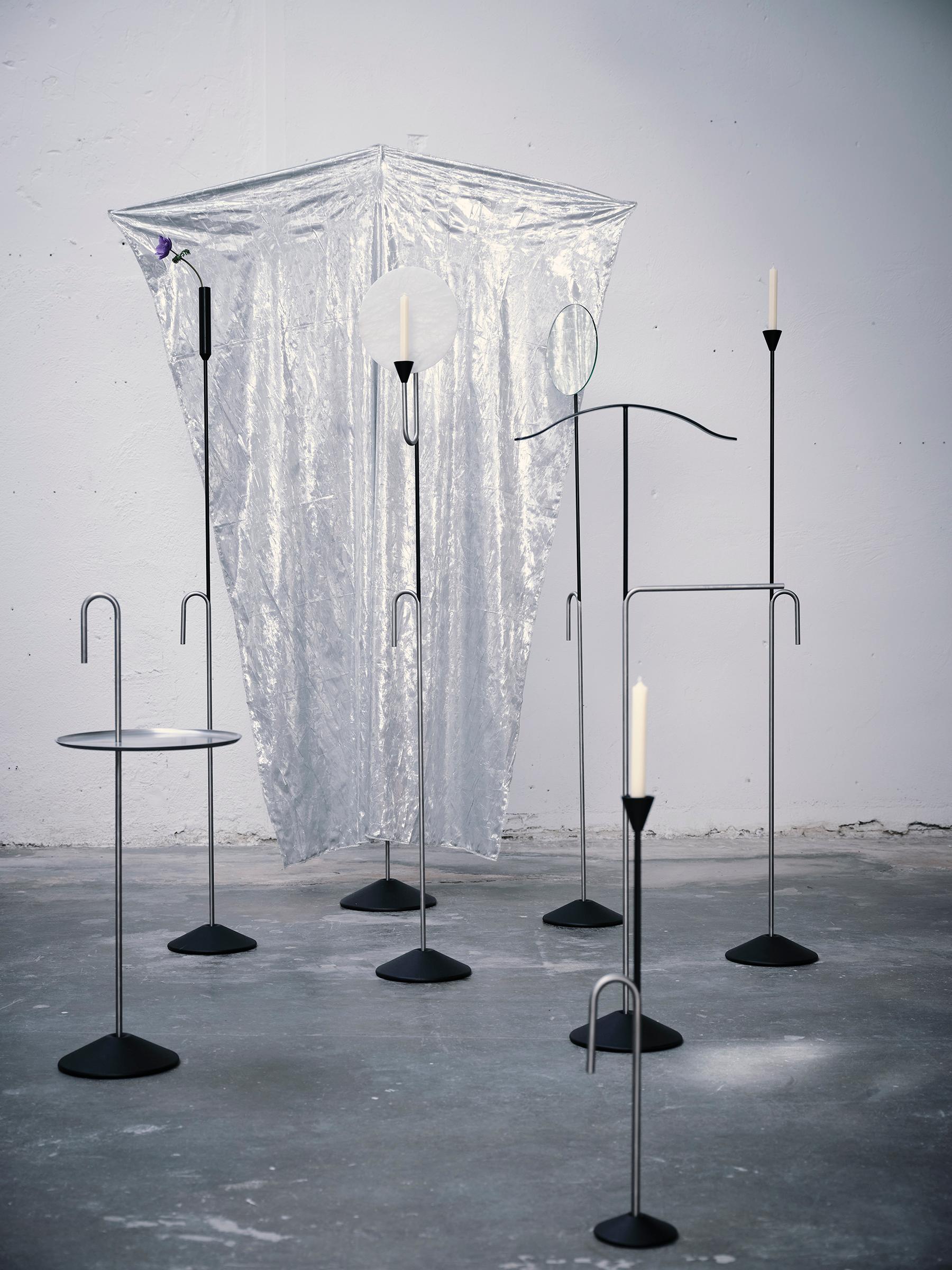 Acciaio Ronan Bouroullec Paravant cromato per Bd Barcelona in vendita