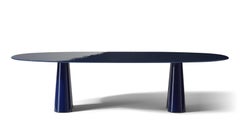 Ronan Bourroullec Treflo Mesa de comedor escultural azul by Cassina