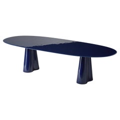 Ronan Bourroullec Treflo Sculptural Blue Dining Table by Cassina