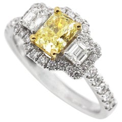 Ronan Campbell Yellow Diamond Engagement Ring