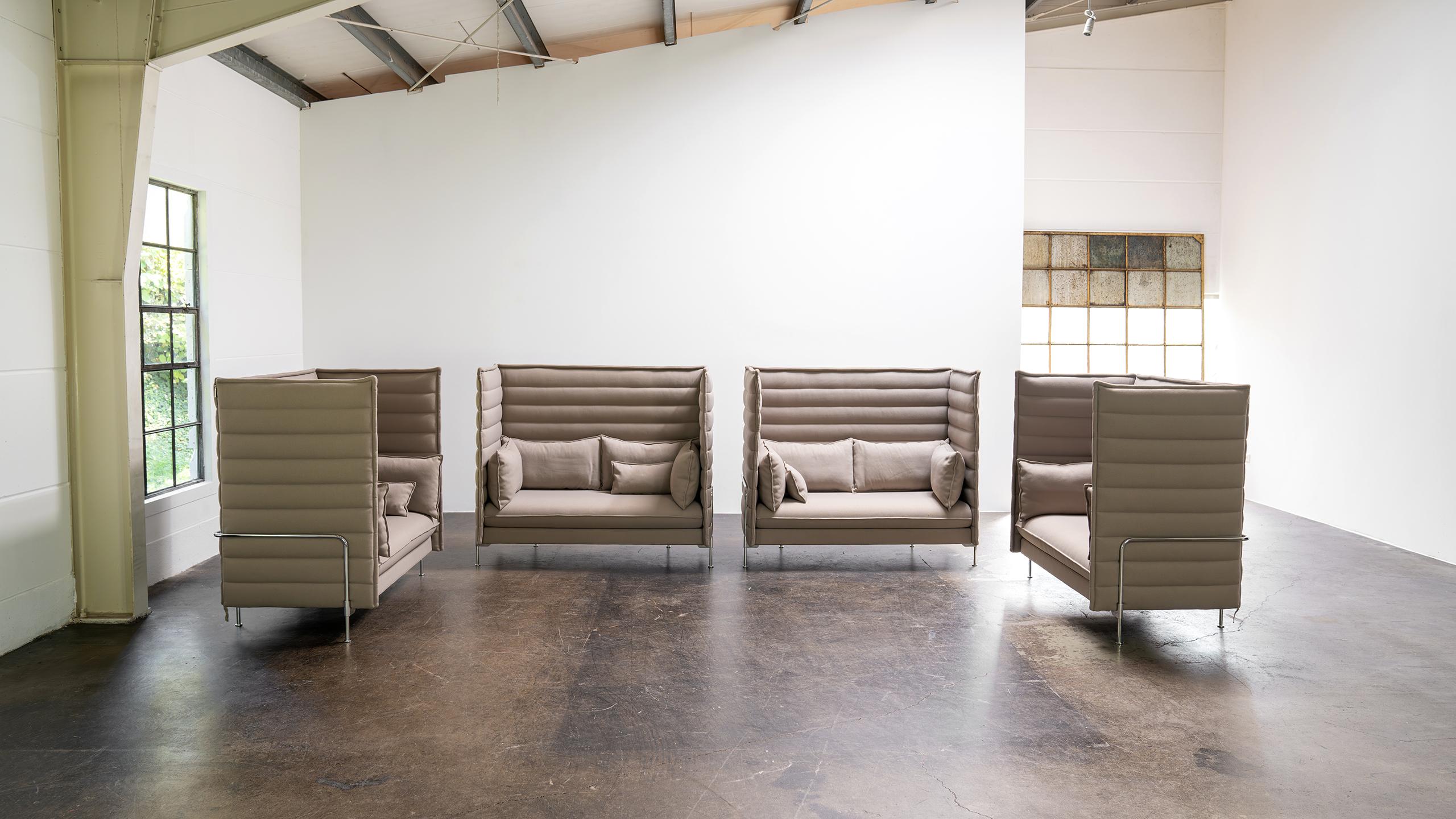 Fabric Ronan & Erwan Bouroullec - Alcove Lounge Highback Sofa by Vitra - ( 1 of 4 )