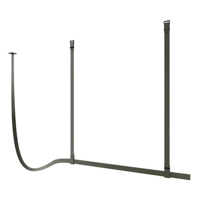 Ronan & Erwan Bouroullec Cinturón de cuero negro Lámpara de techo para Flos, Italia, 2021 en venta
