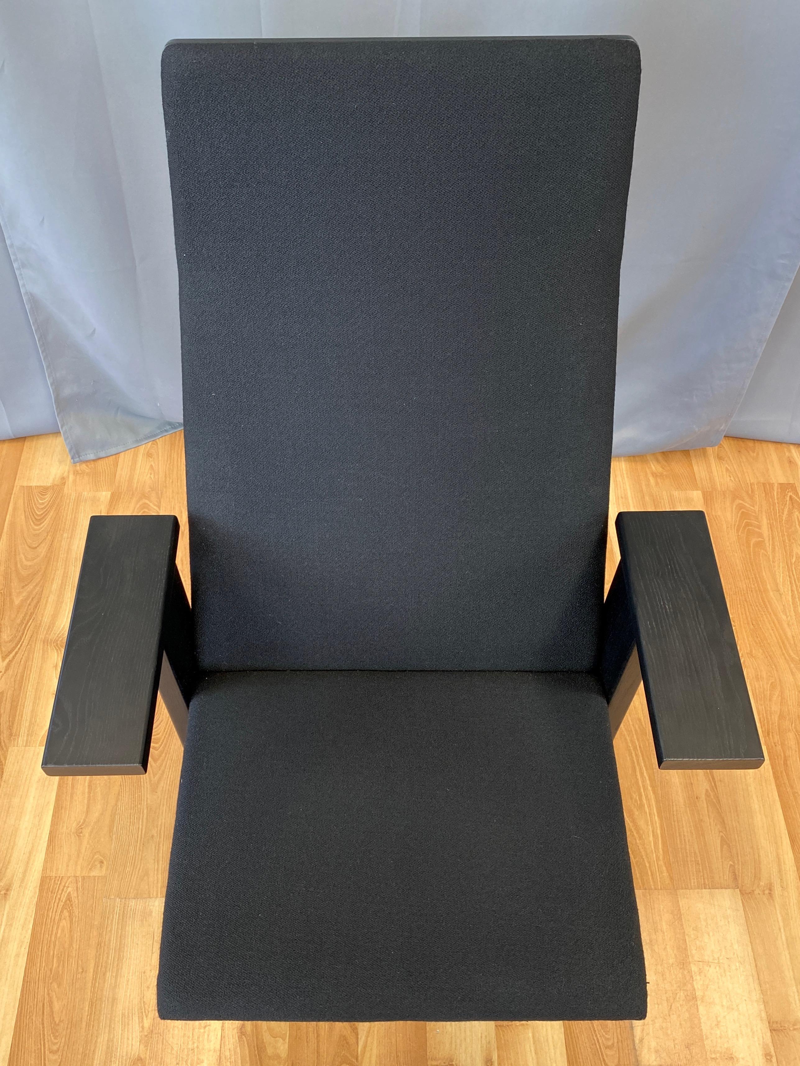 Fabric Ronan & Erwan Bouroullec for Mattiazzi Black Quindici Lounge Chair, 2018 For Sale