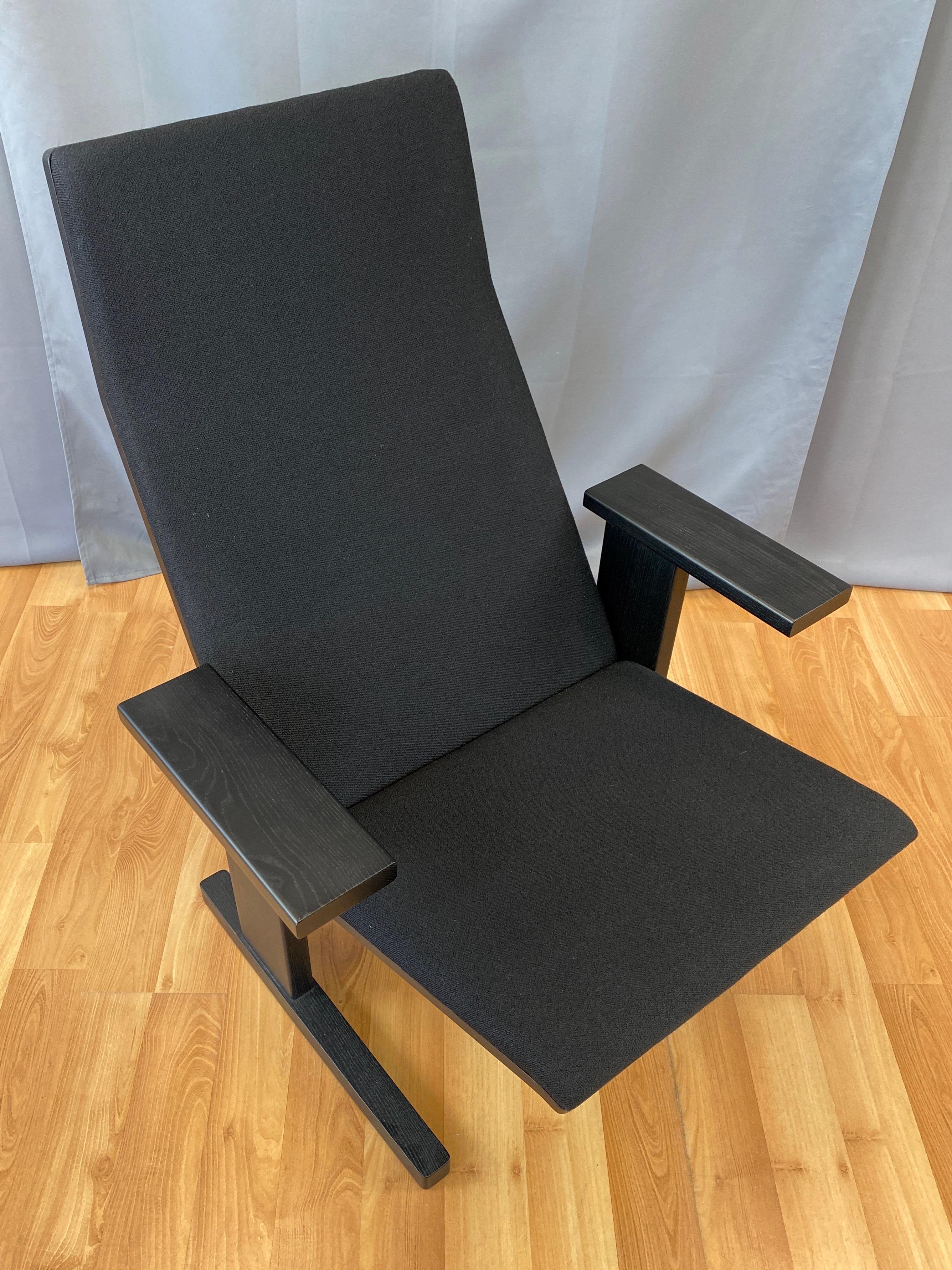 Ronan & Erwan Bouroullec for Mattiazzi Black Quindici Lounge Chair, 2018 For Sale 1