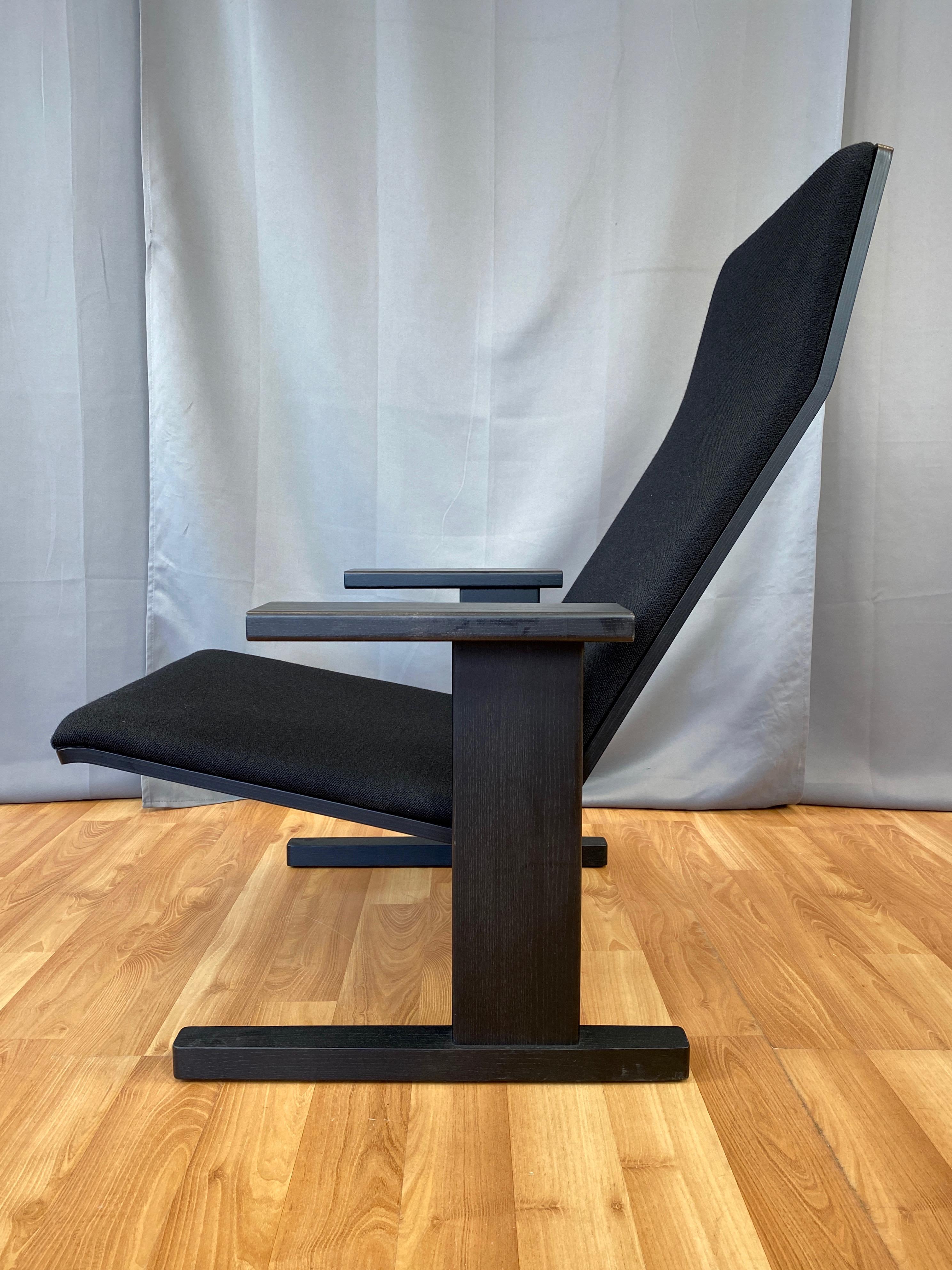 Ronan & Erwan Bouroullec for Mattiazzi Black Quindici Lounge Chair, 2018 In Good Condition For Sale In San Francisco, CA