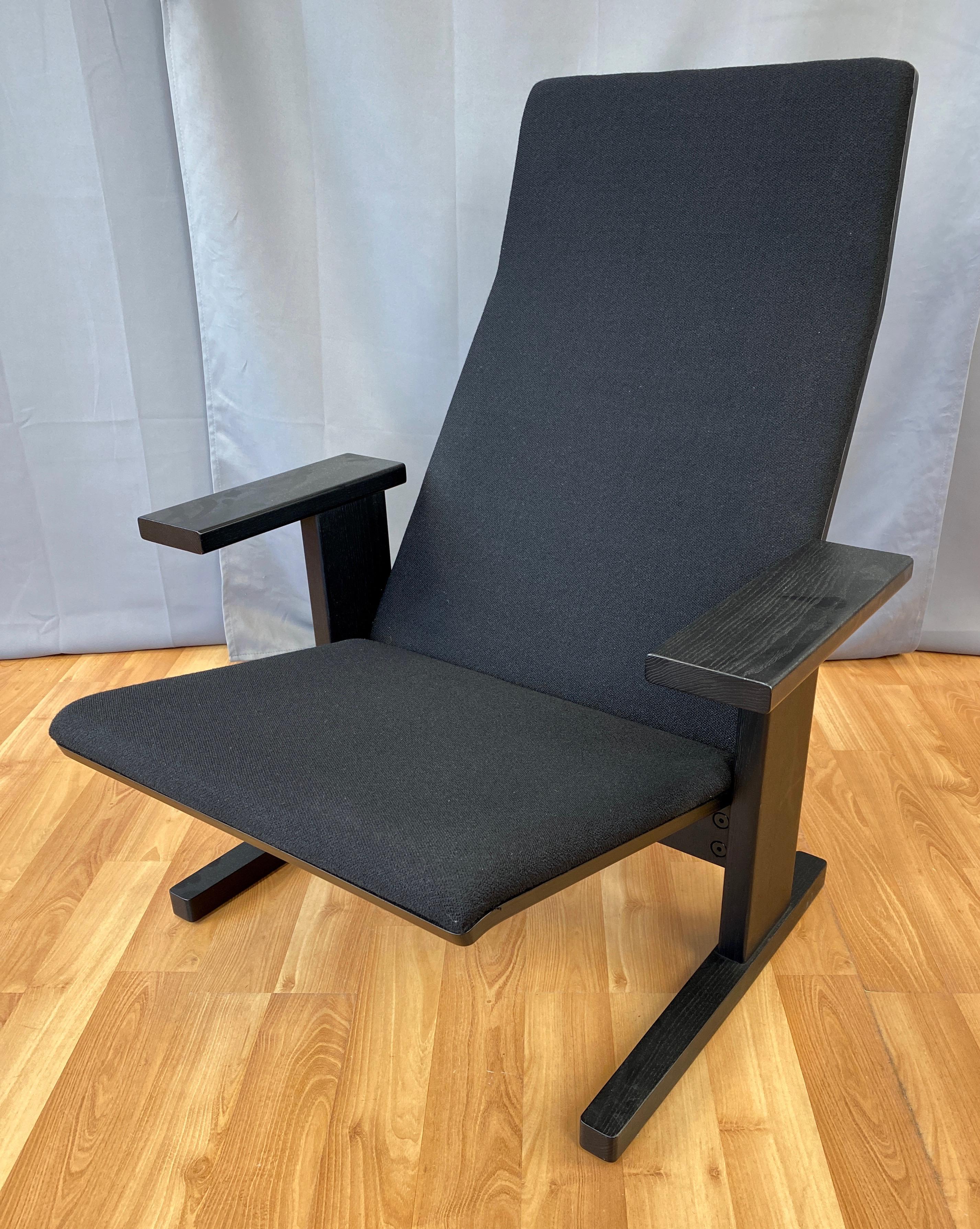 Contemporary Ronan & Erwan Bouroullec for Mattiazzi Black Quindici Lounge Chair, 2018 For Sale
