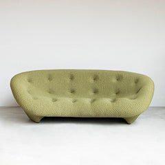 Ronan & Erwan Bouroullec Large High Back Ploum Sofa for Ligne Roset Green Fabric