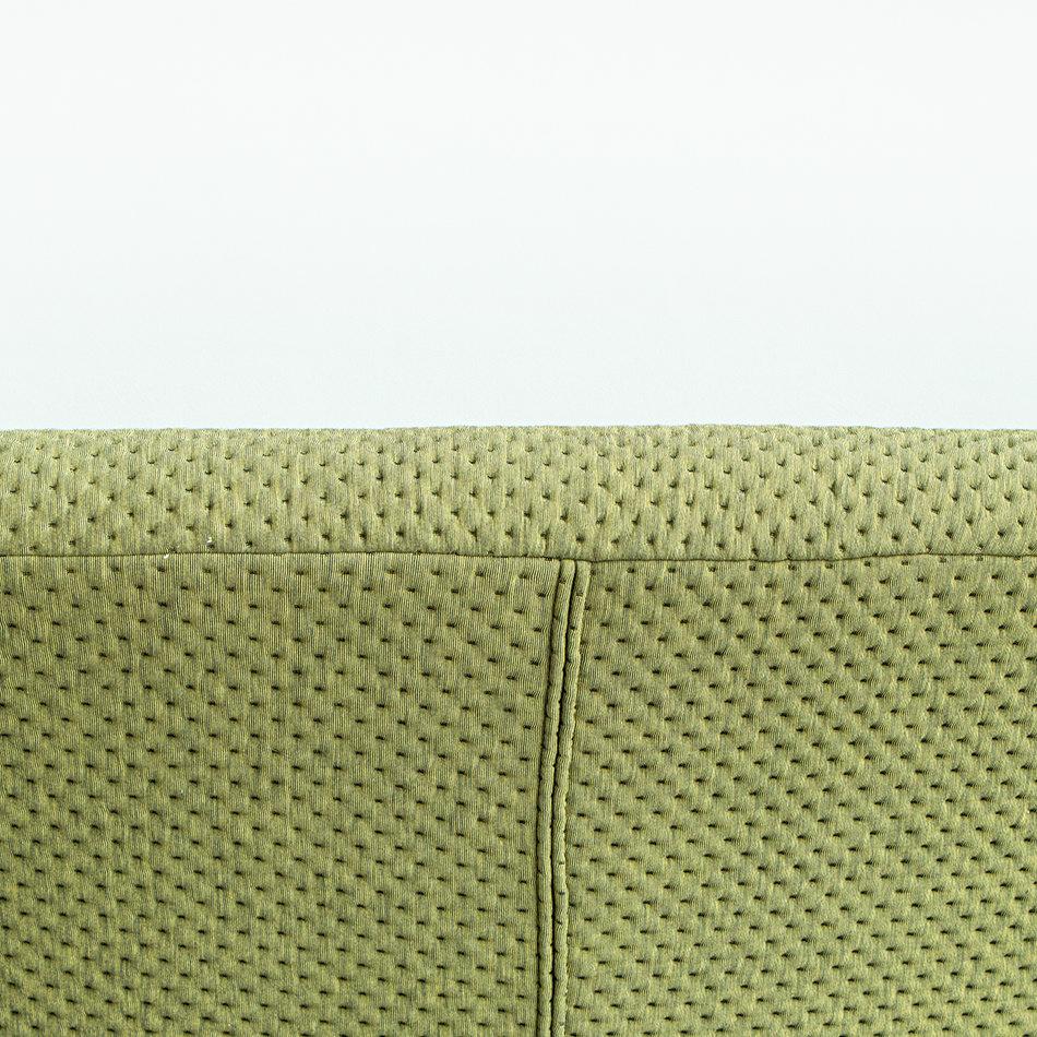 Organic Modern Ronan & Erwan Bouroullec Large High Back Ploum Sofa for Ligne Roset Green Fabric