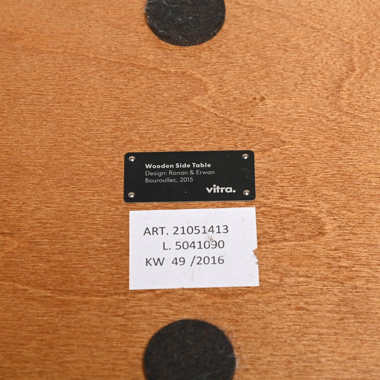 Ronan and Erwan Bouroullec Wooden Side Table in Walnut for Vitra For
