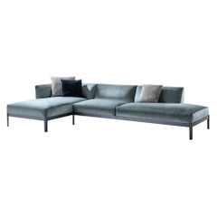 Ronan & Erwan Bourroullec 'Cotone' Sofa, Aluminum and Fabric by Cassina