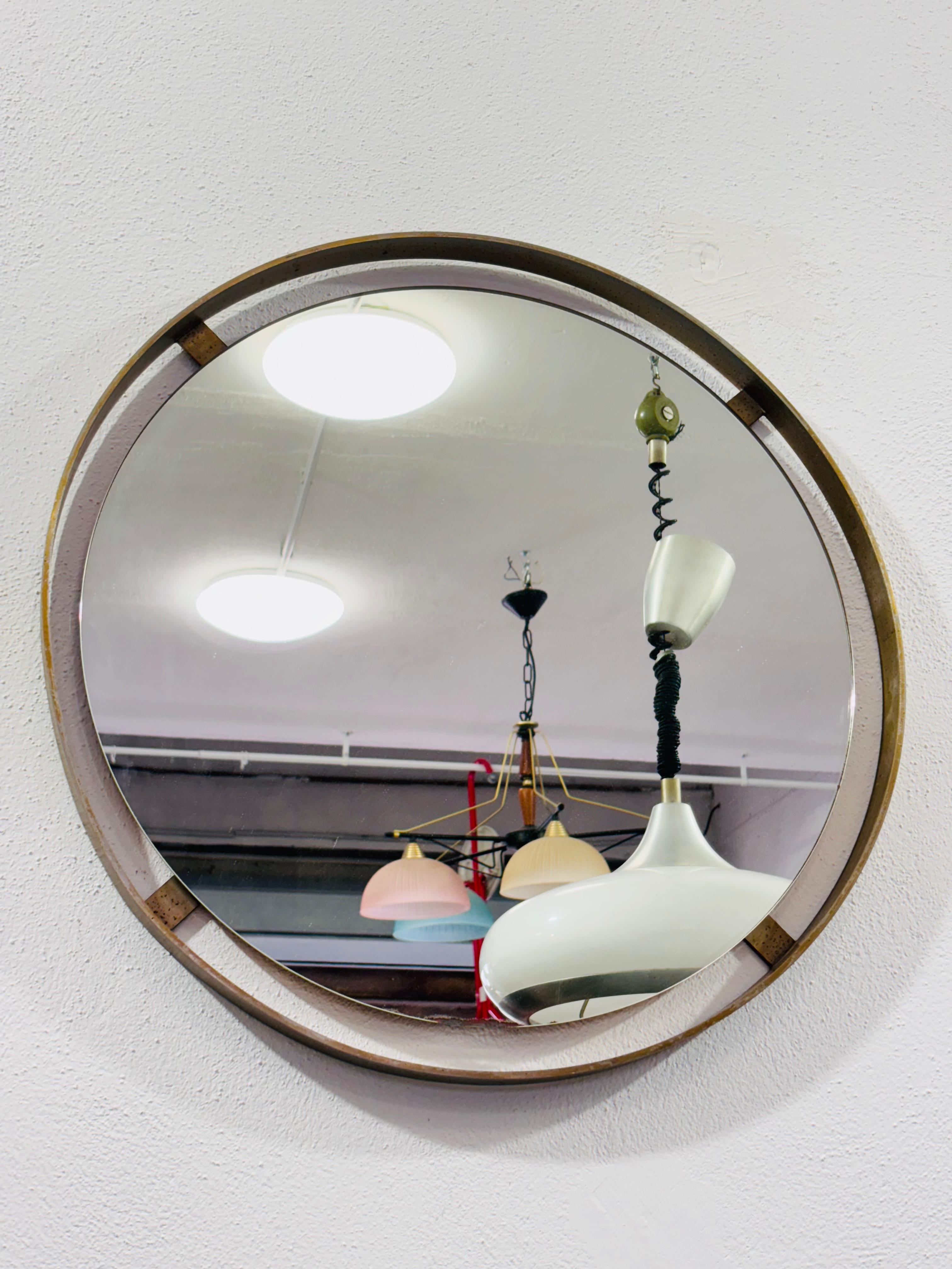Italian Miroir mural Ronchetti & Porro 1970's Modern Design en vente