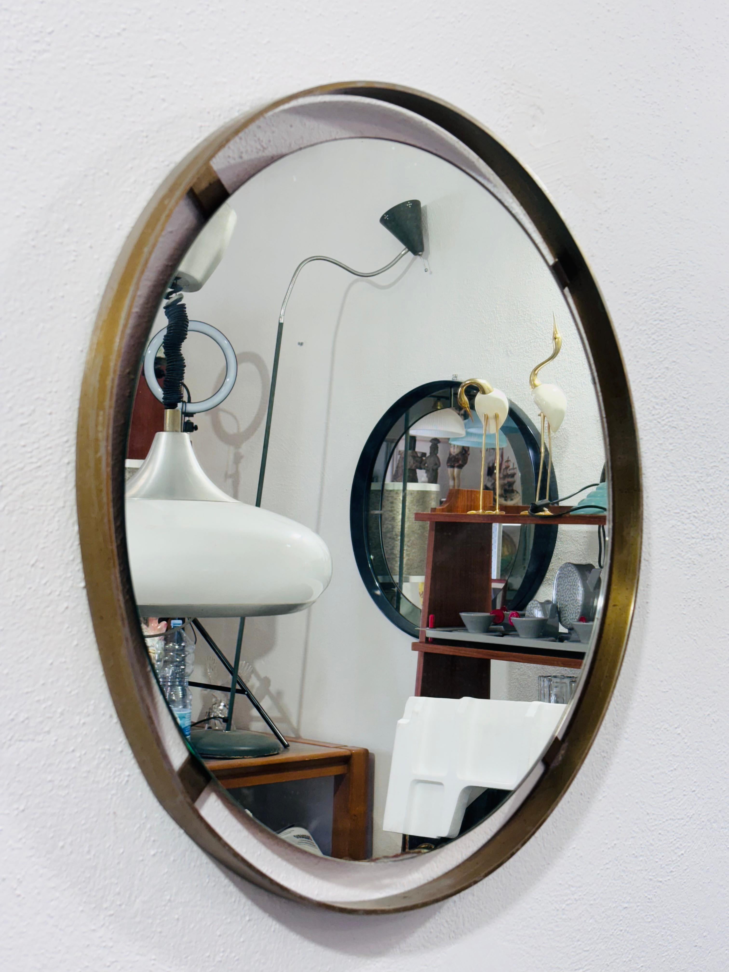 Miroir mural Ronchetti & Porro 1970's Modern Design Bon état - En vente à Taranto, IT