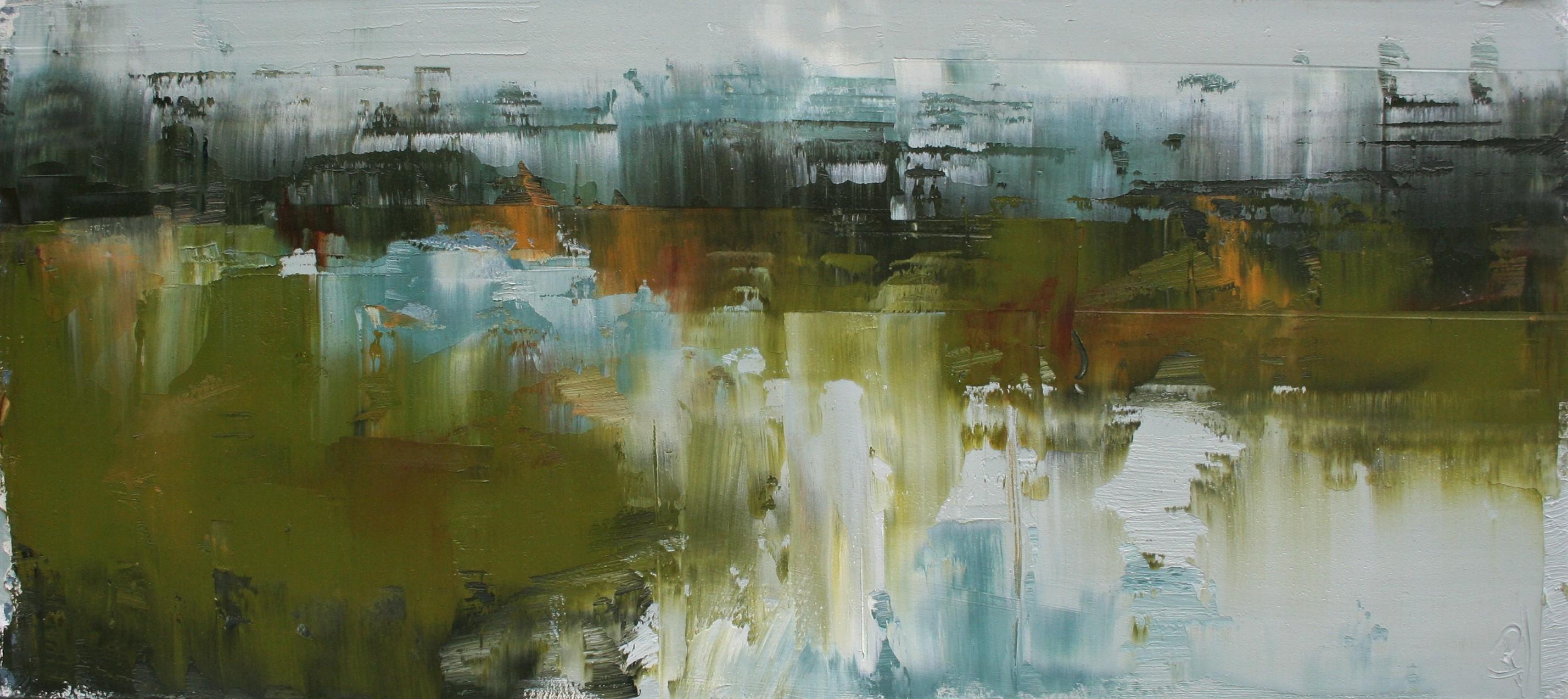 A Landscape's Plan, Abstract Oil Painting