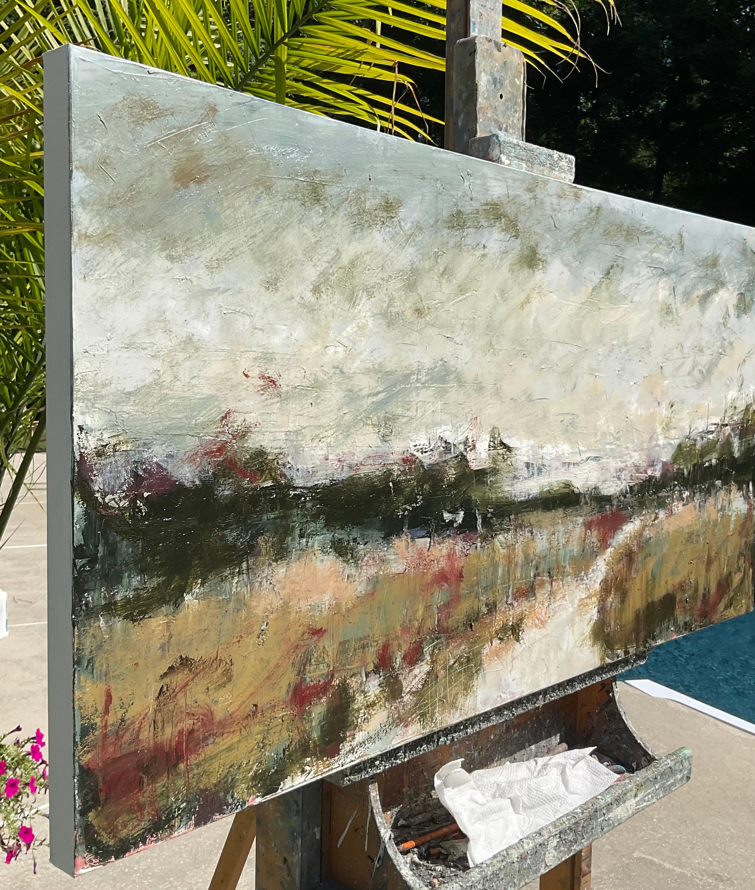 Conditio sine qua non, Pittura a olio astratta - Painting di Ronda Waiksnis
