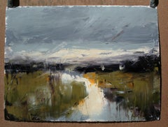 Ebenezer Stream - After Rain, Abstract Oil Painting