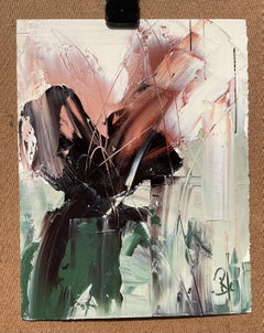 Echi di fioritura, II, Pittura a olio astratta