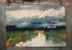 Harlequin II, Abstract Oil Painting