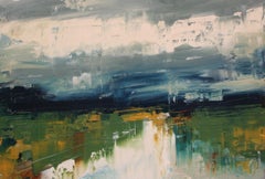 Harlequin II, Abstract Oil Painting