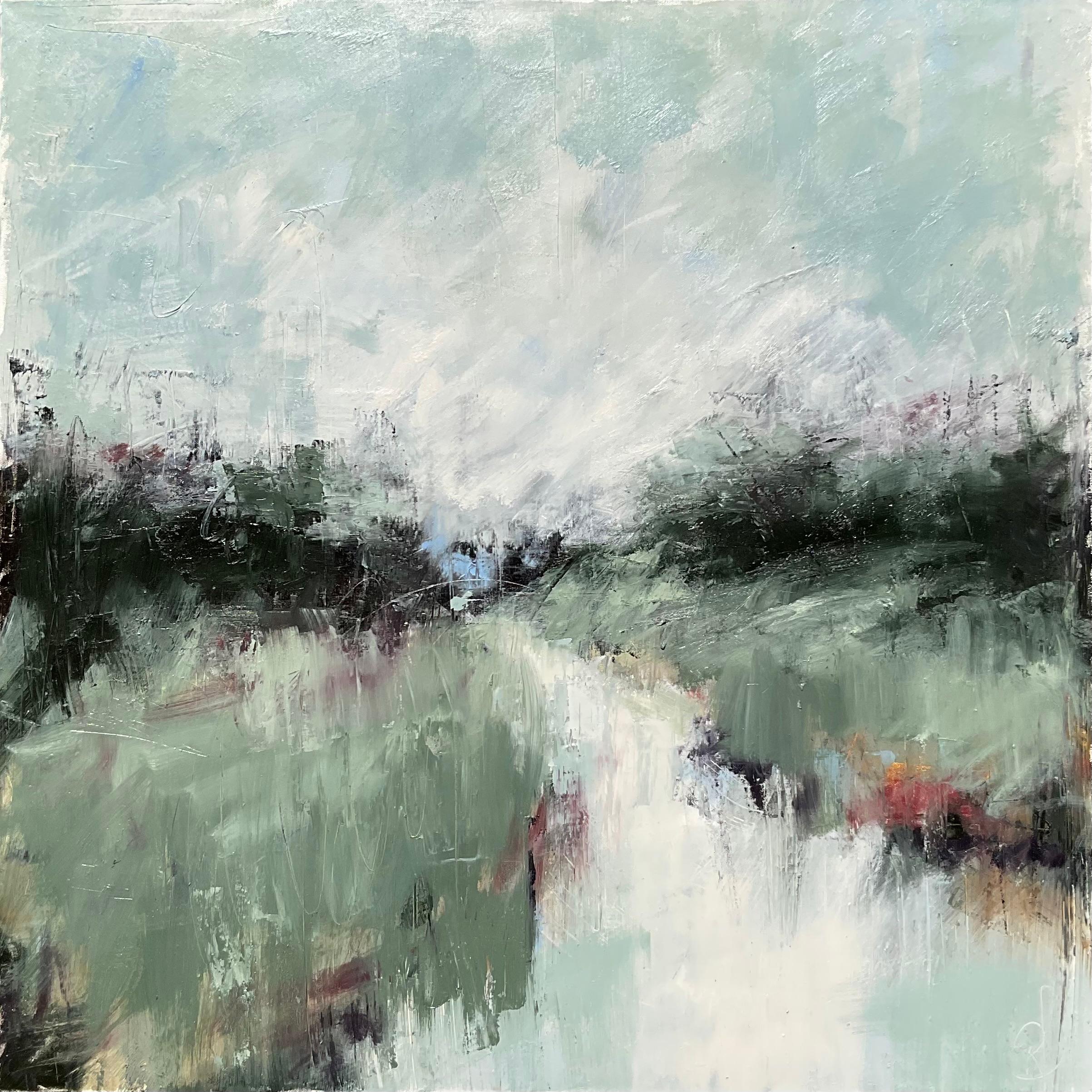 Hazy Daydreams, Abstraktes Ölgemälde