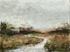 Rappel du paysage, peinture à l'huile abstraite
