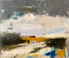La granja de Millera, pintura al óleo abstracta