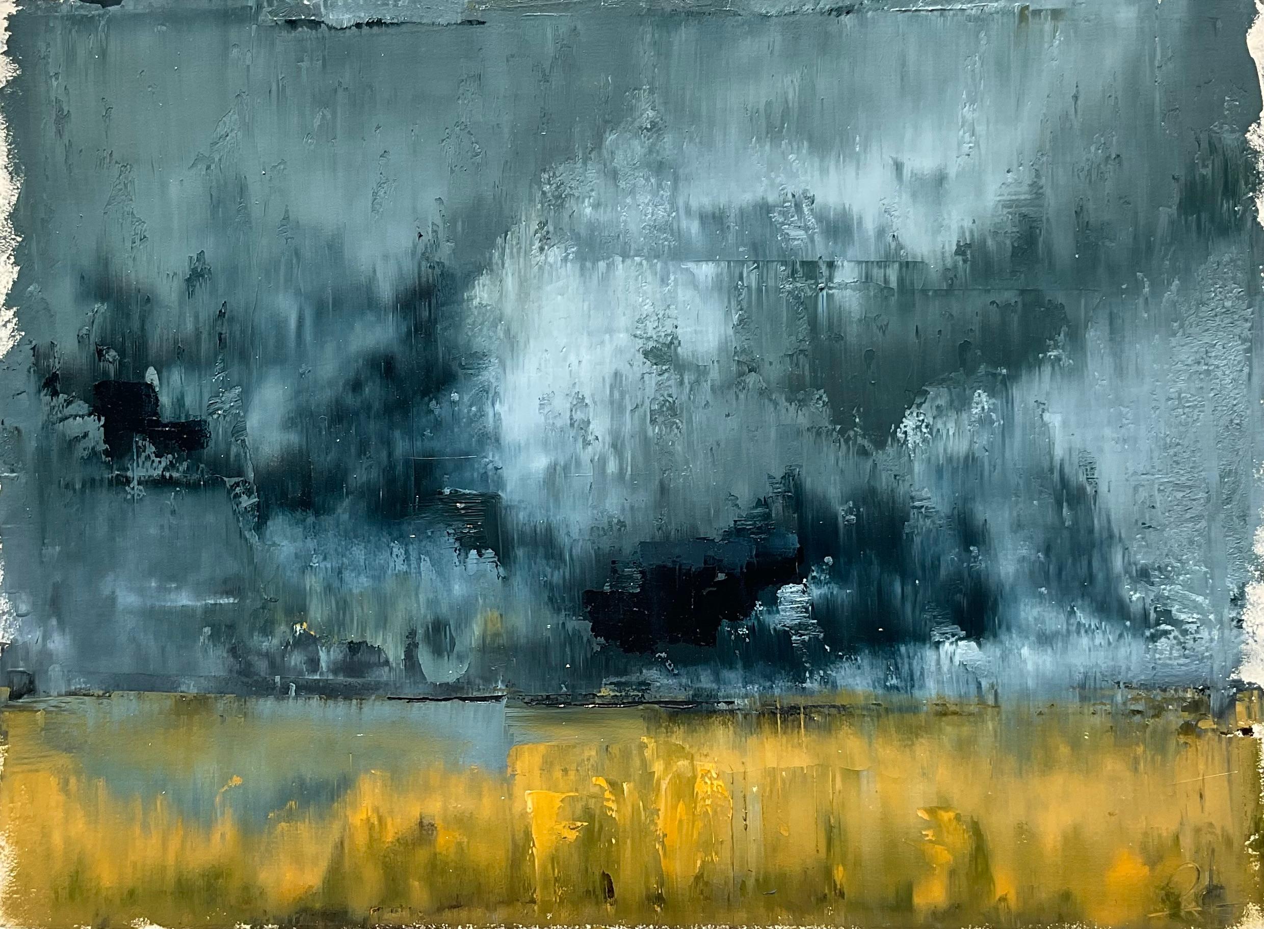 Landscape Painting de Ronda Waiksnis - La dualidad de Naturea, Pintura al óleo abstracta