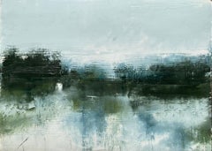 Beauté tranquille dans la Nature, peinture à l'huile abstraite