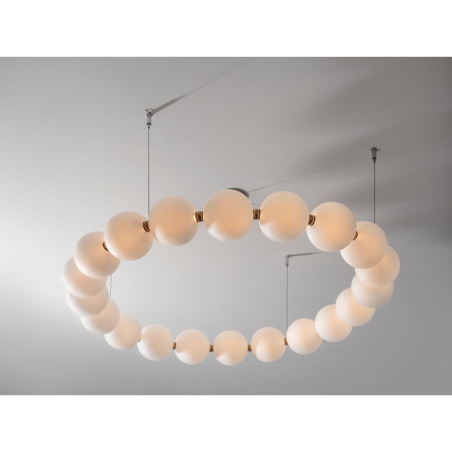 Ronde de Perles Chandelier by Ludovic Clément D’armont In New Condition In Geneve, CH