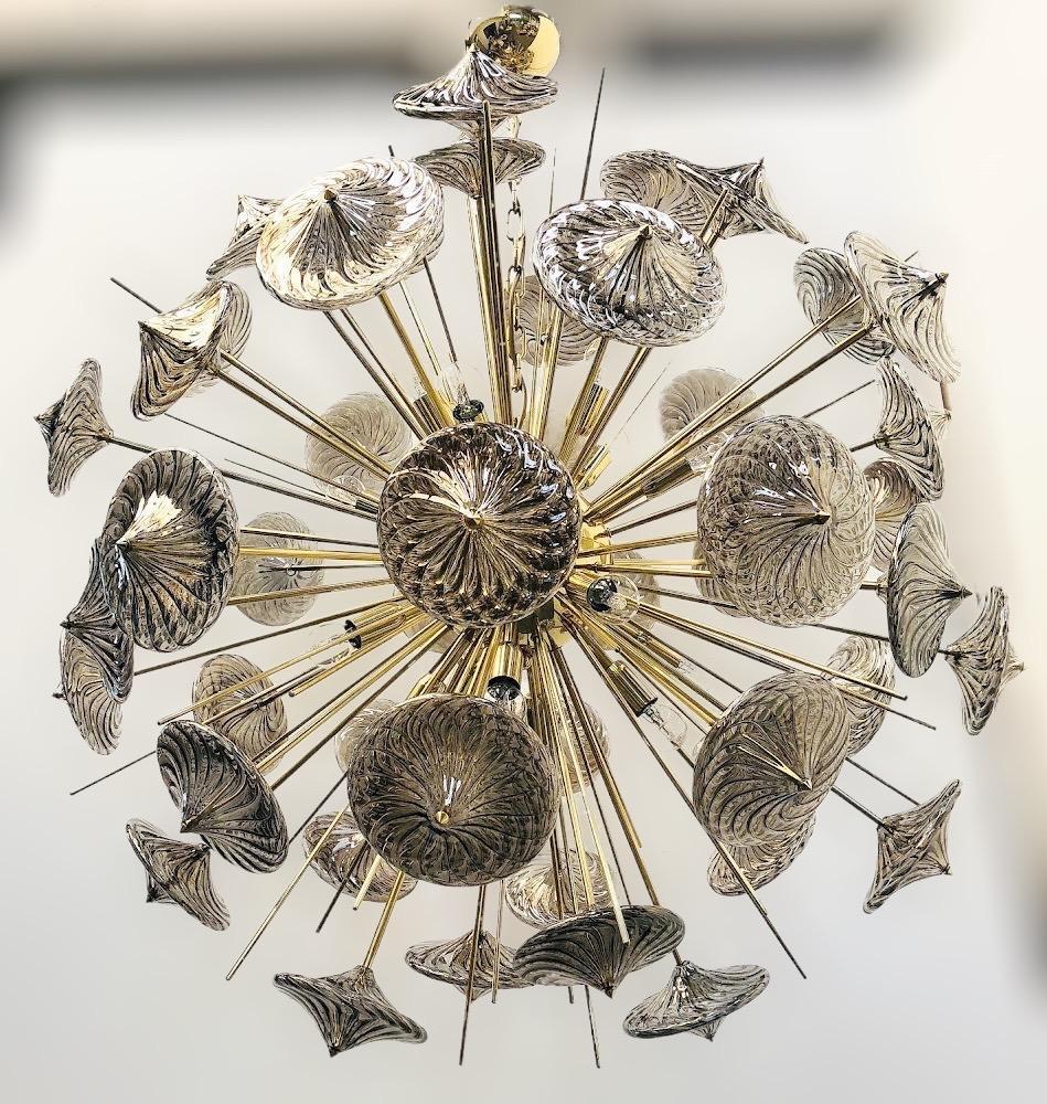 Mid-Century moderno Lampadario Rondella Sputnik di Fabio Ltd in vendita