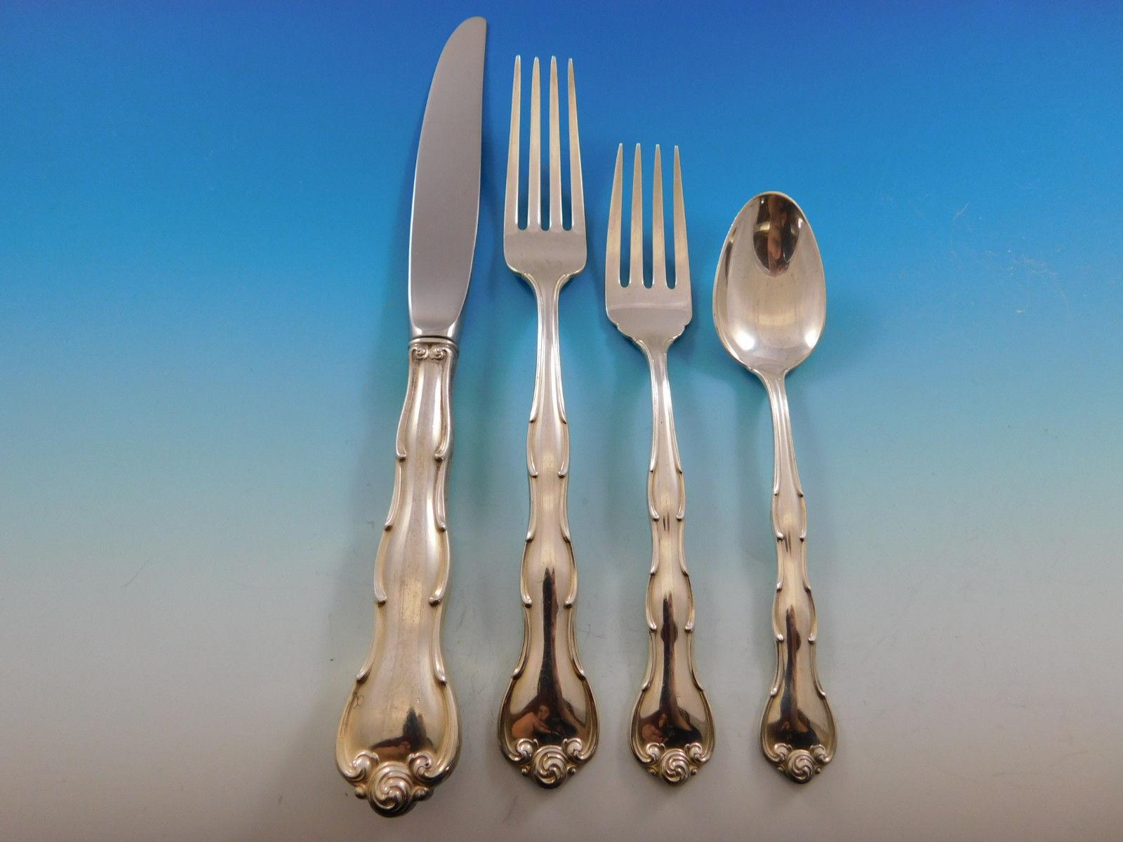 Americano Rondo by Gorham Set di posate in argento sterling per 12 persone Servizio 68 pezzi per la cena in vendita