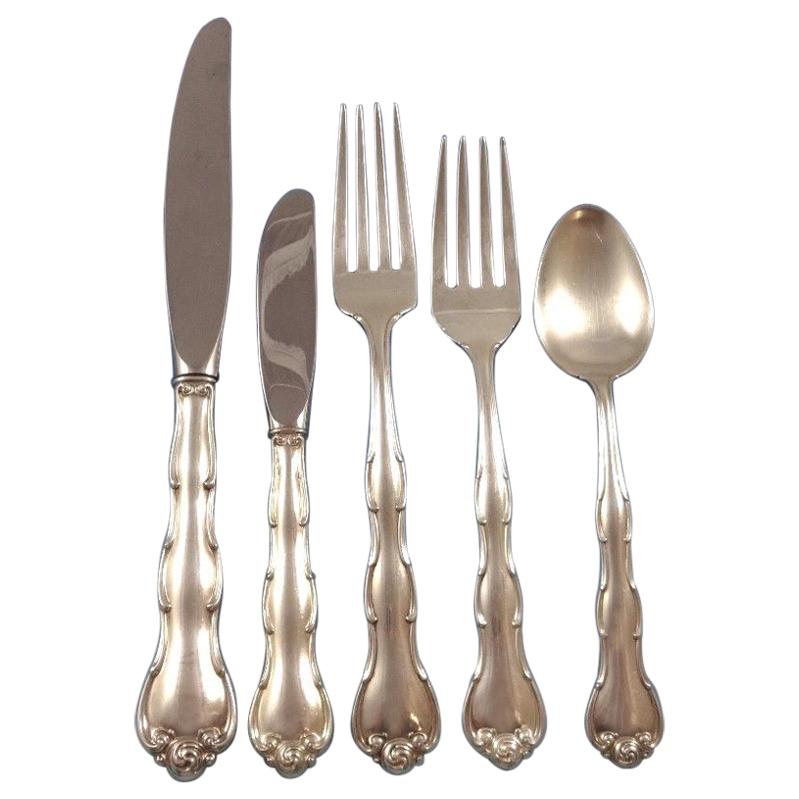 Rondo by Gorham Sterling Silver Flatware Set Service 45 Pieces For Sale