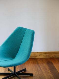 Rondo Lounge Chair by Gordon Andrews, Turquoise, Mid-Century, 1960s
