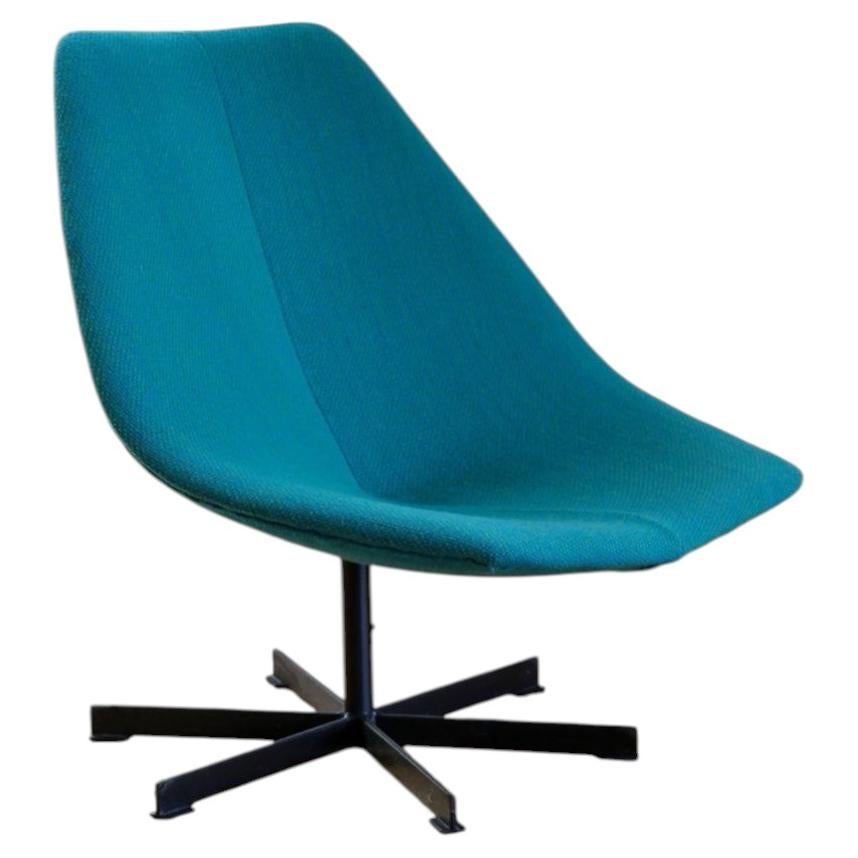 Chaise longue Rondo par Gordon Andrews, Turquoise, milieu du siècle, années 1960