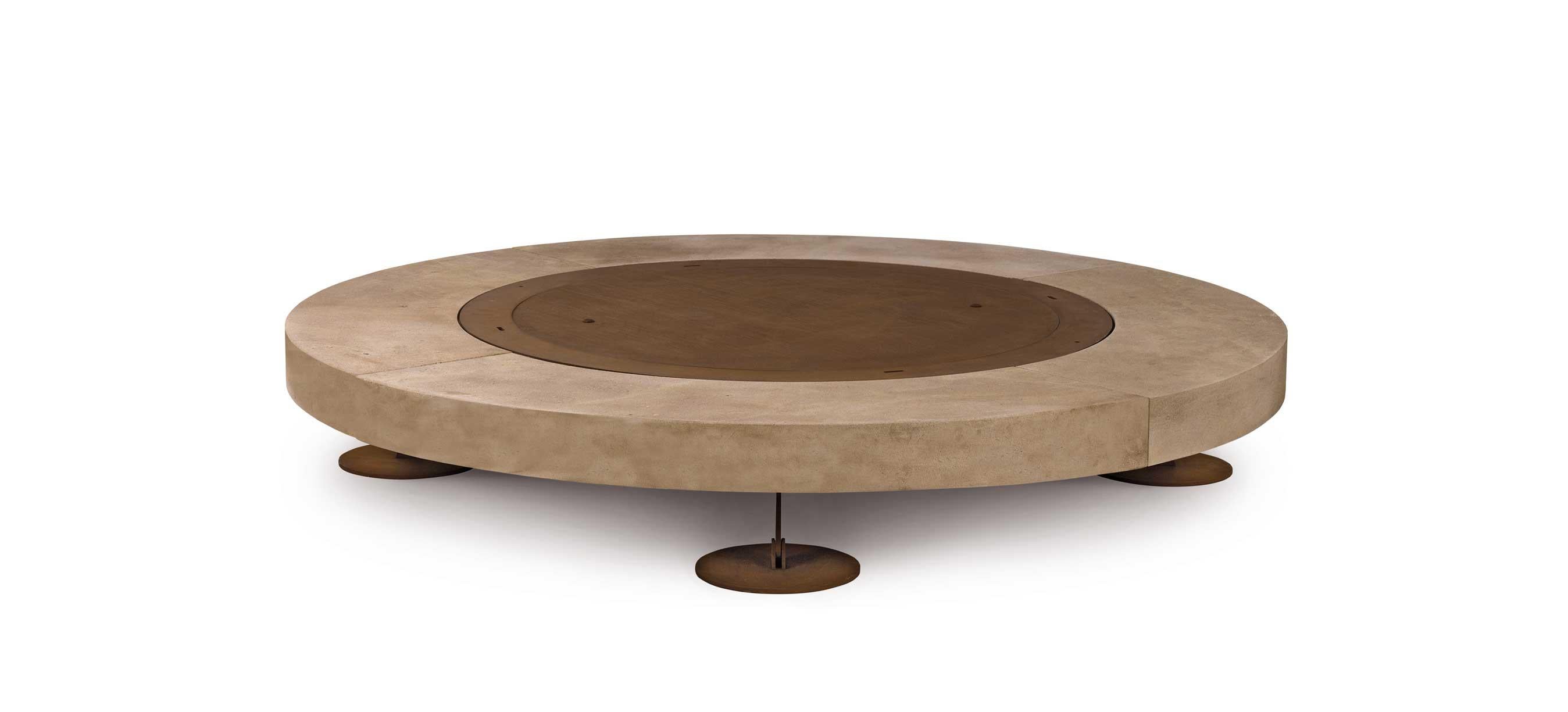 Modern Rondo Fire Pit by AK47 Design For Sale