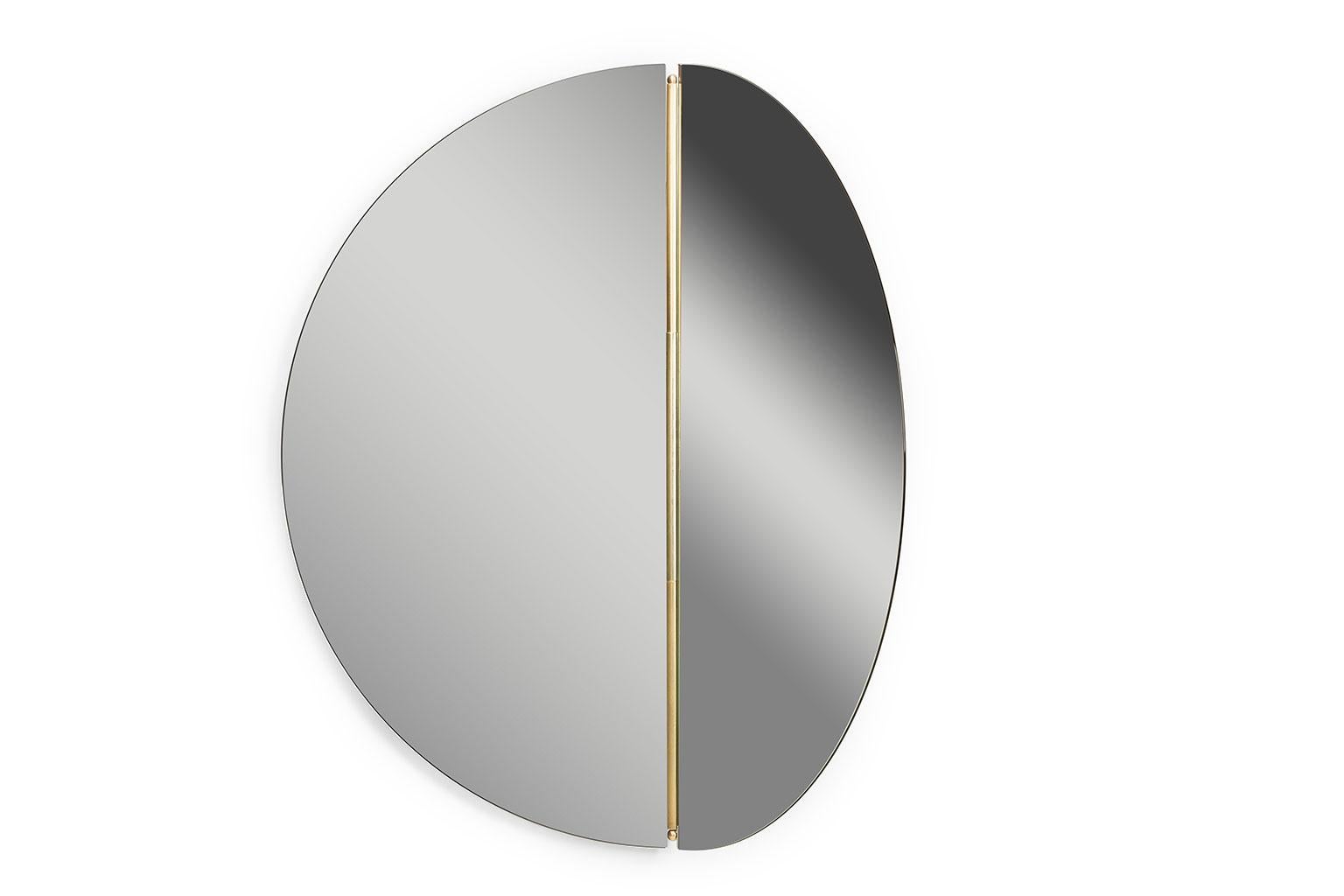 Italian Rondo Mirror by Bernhardt-Vella for Mingardo For Sale