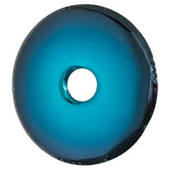 Rondo Mirror D75cm 'Deep Space Blue' in Stainless Steel by Zieta