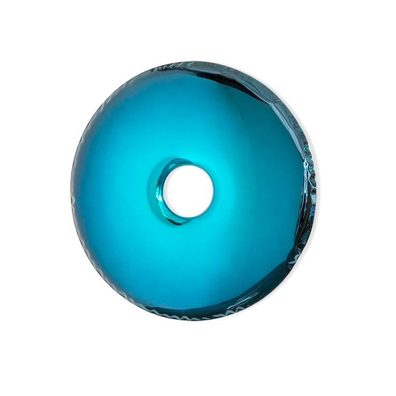 Rondo Mirror D150cm 'Deep Space Blue' en acier inoxydable poli par Zieta Neuf - En vente à Paris, FR