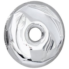 Rondo Original Decorative Wall Mirror in Stainless Steel, Zieta