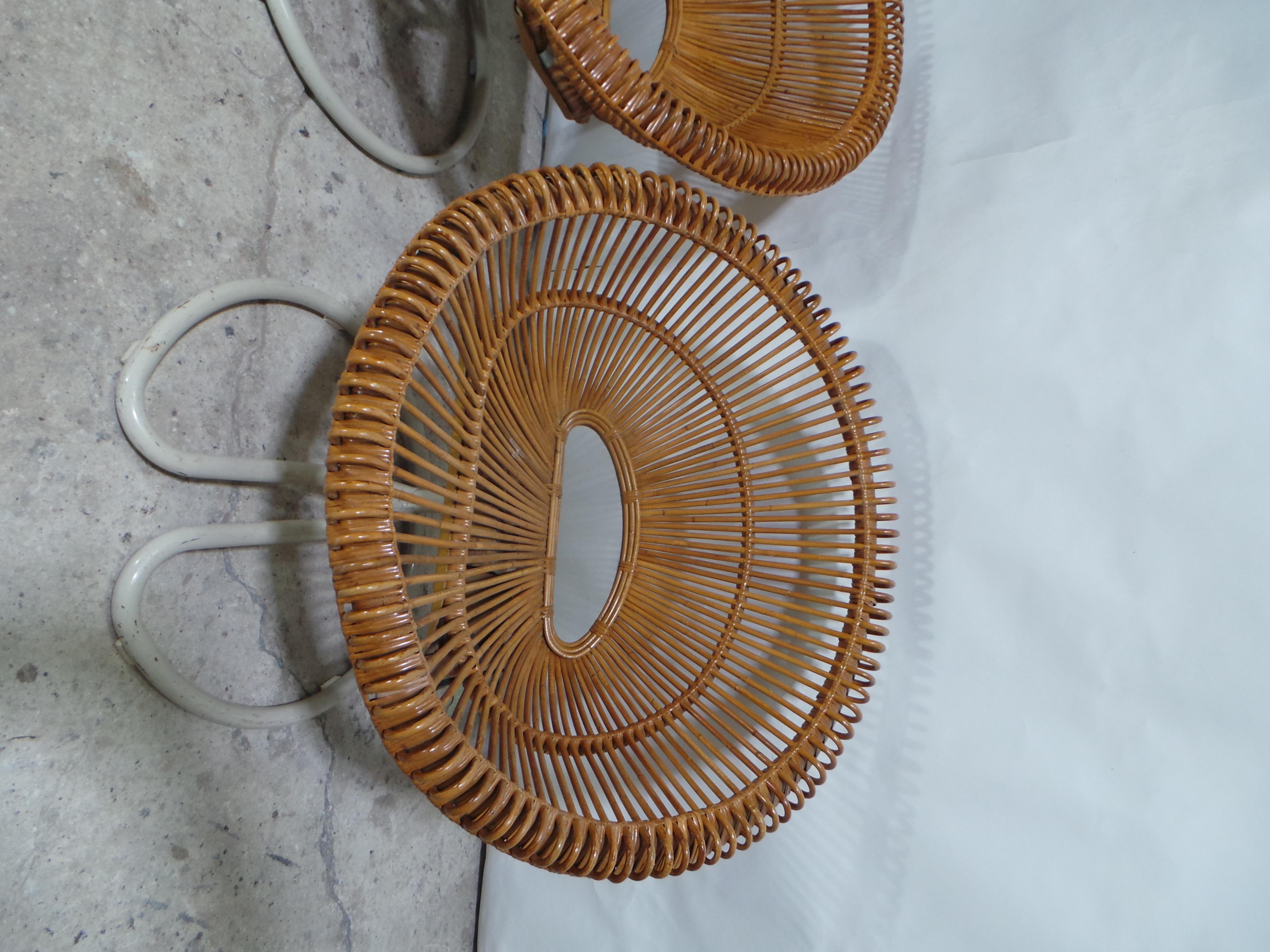 Fauteuils en rotin 