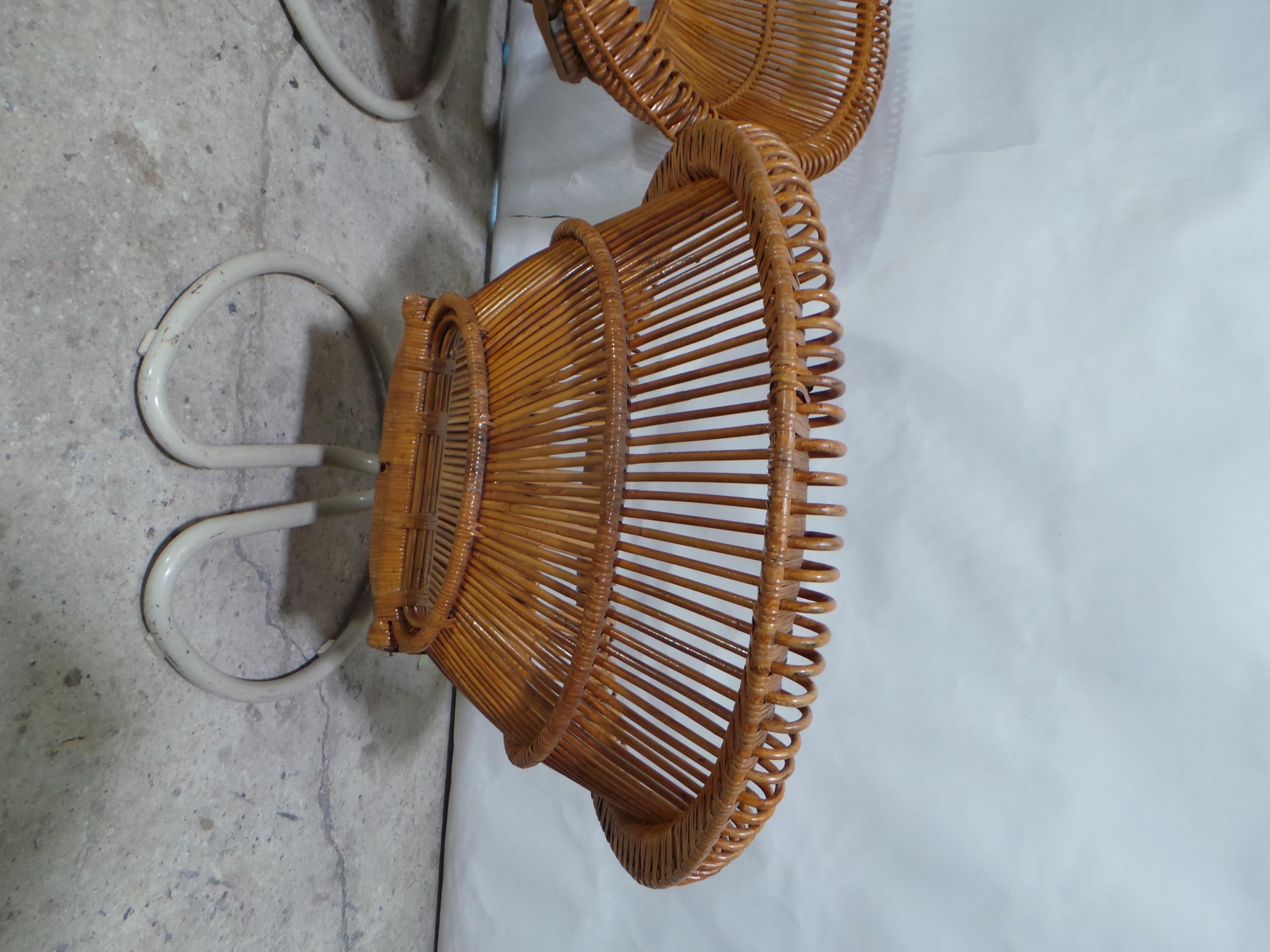 Fauteuils en rotin 