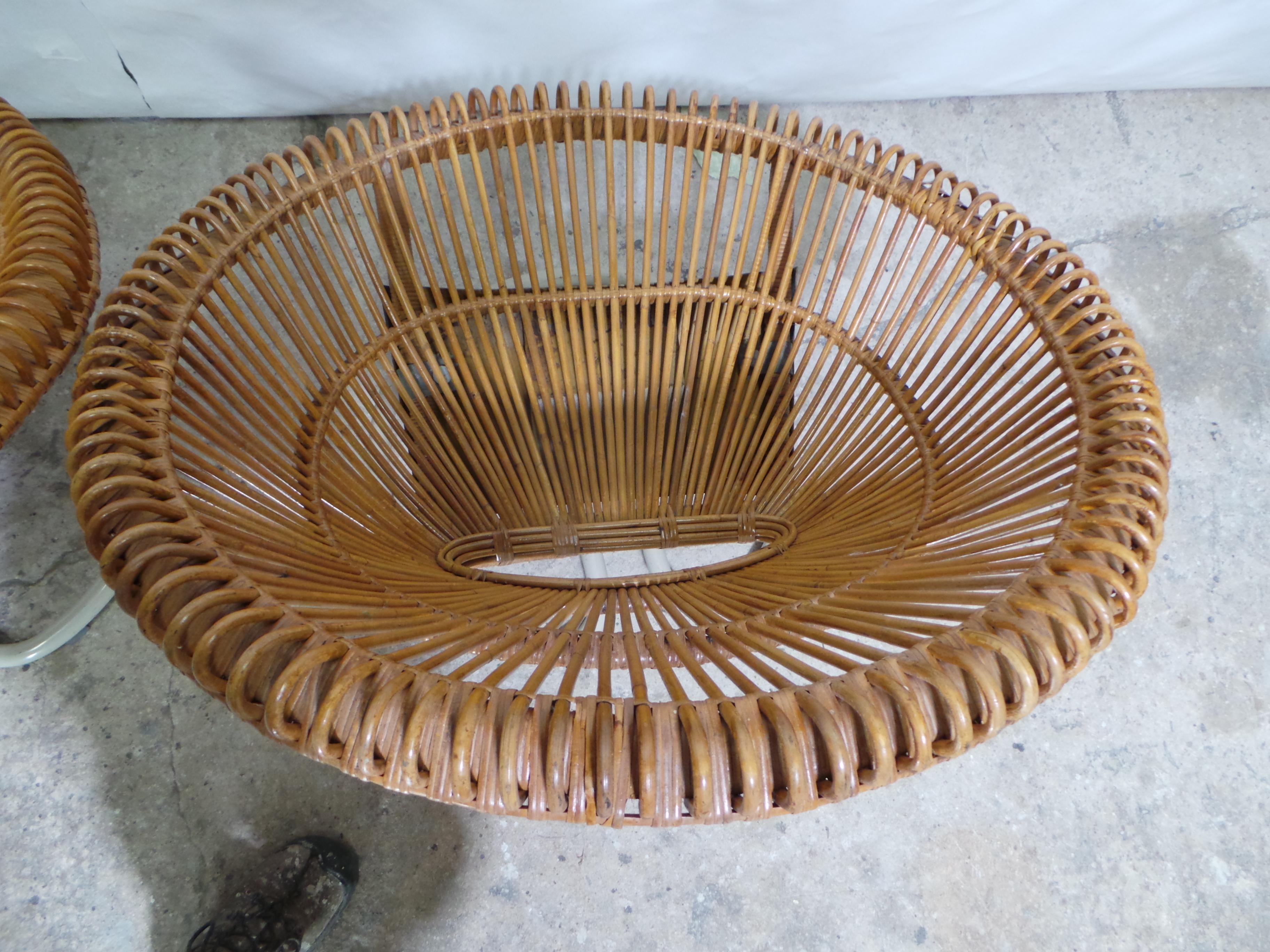 Fauteuils en rotin 
