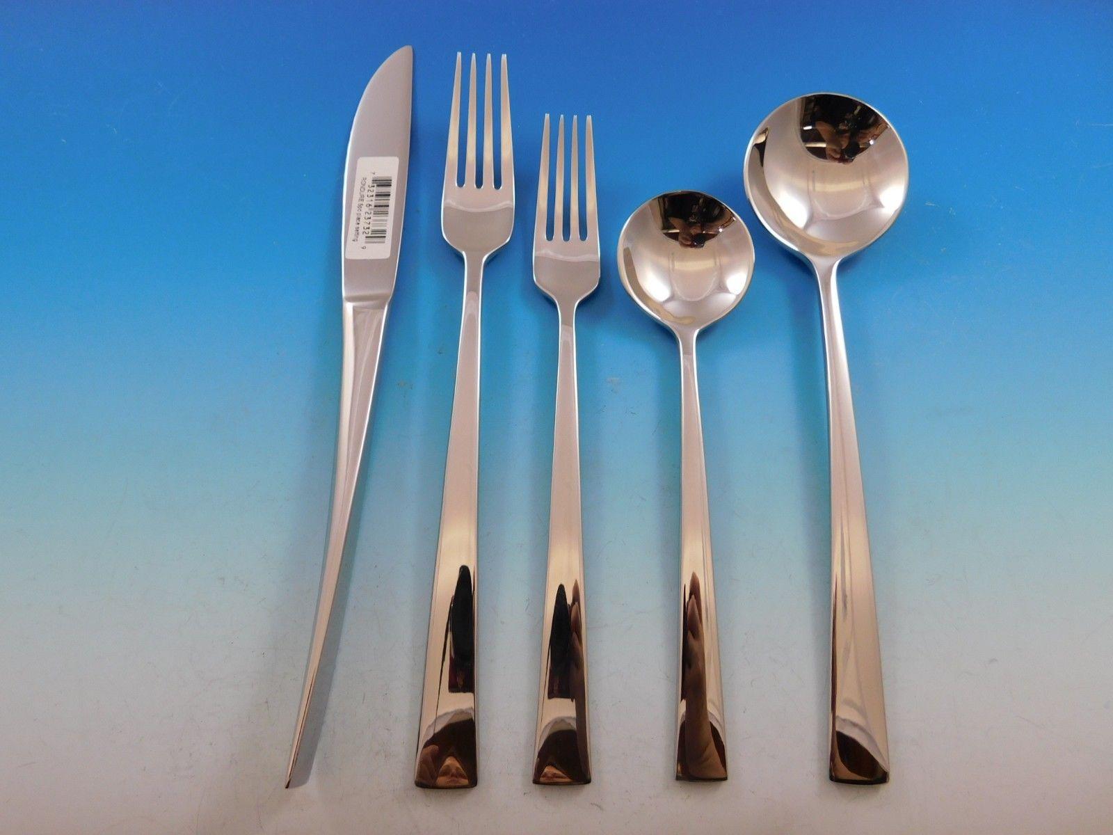 20th Century Rondure by Dansk Stainless Steel Flatware Set Service for Six New 30 Pieces