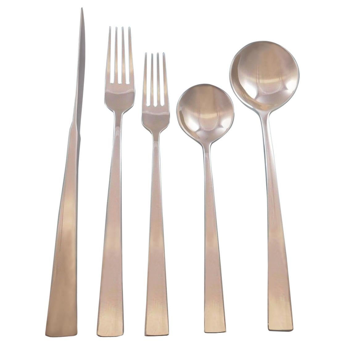Rondure by Dansk Stainless Steel Flatware Set Service for Six New 30 Pieces