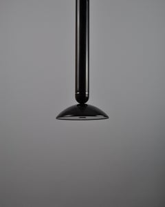 Ciondolo LED contemporaneo Rone in bronzo annerito e nichel, realizzato a mano in Svezia