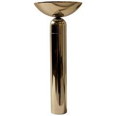 Rone Contemporary LED Sculptural Brass Table Light, Handmade in Sweden