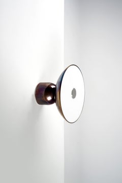 Rone Contemporary LED Wall Light Sconce, solid brass, hand-finished in Sweden