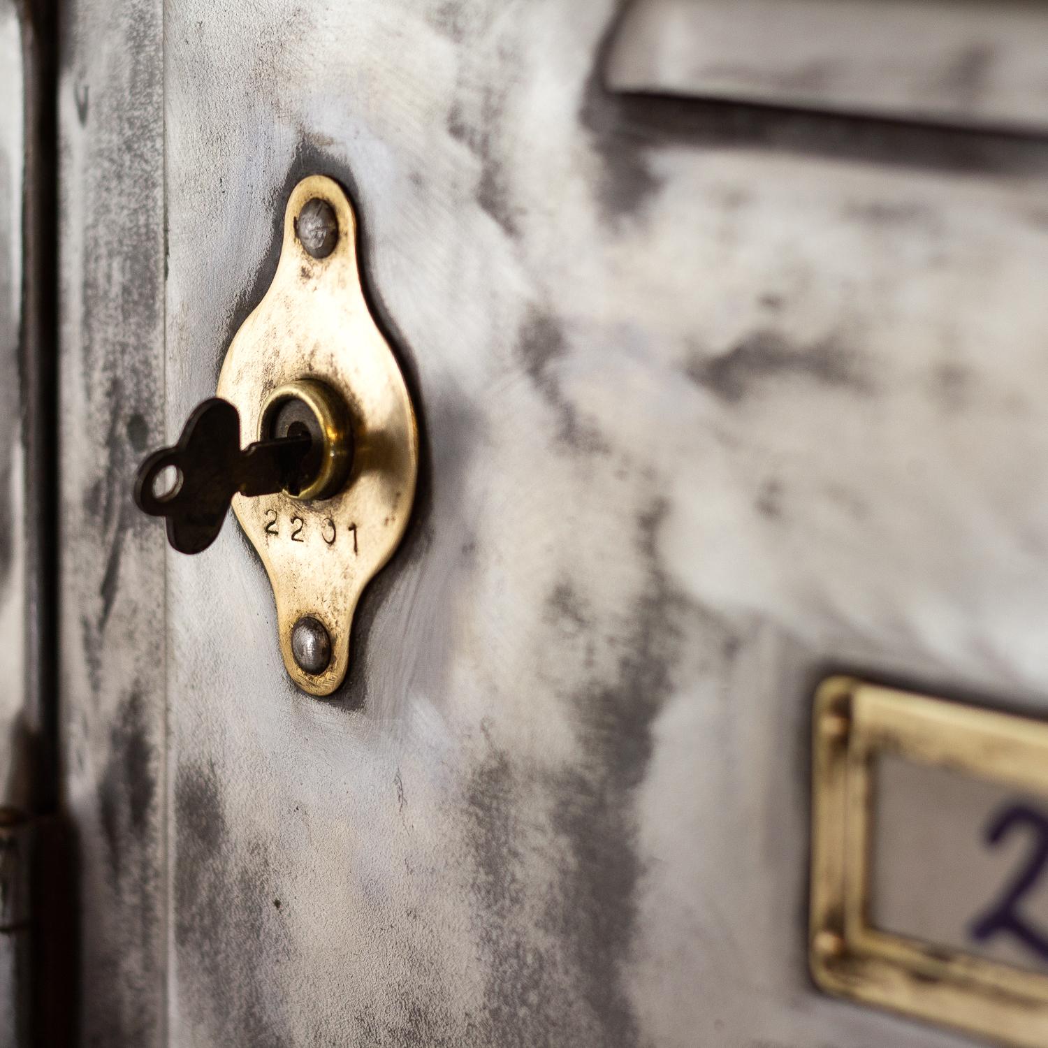 Roneo Steel Lockers, Abingdon School England 1932, George V (Industriell)